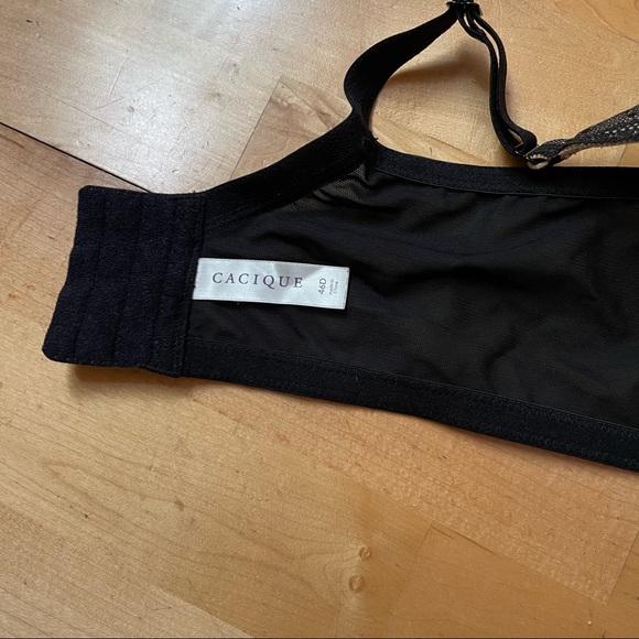 Cacique Lightly Lined Balconette Modern Lace Bra - Picture 8 of 10